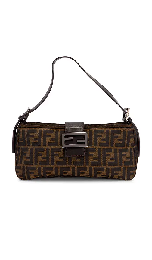 Fendi Zucca Pochette Shoulder Bag by Fwrd Renew
