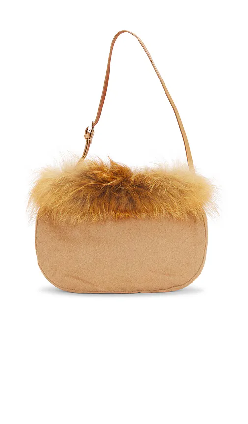 Fendi Fur Shoulder Bag by Fwrd Renew