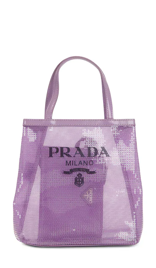 Prada Rete Paillettes Tote Bag by Fwrd Renew