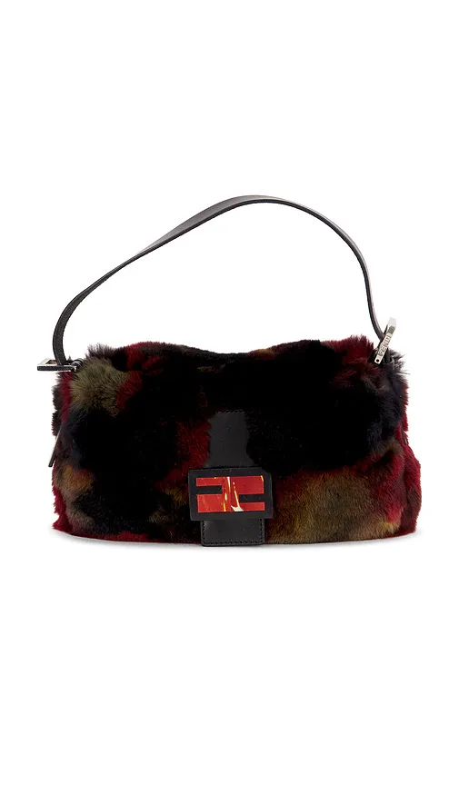Fendi Fur Baguette Shoulder Bag by Fwrd Renew