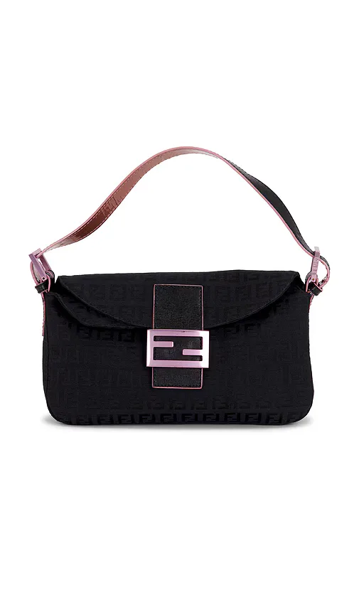 Fendi Zucchino Baguette Shoulder Bag by Fwrd Renew