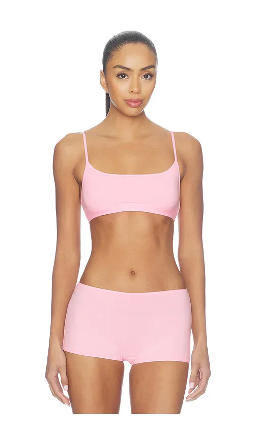Everybody Cotton Scoop Bralette by Skims