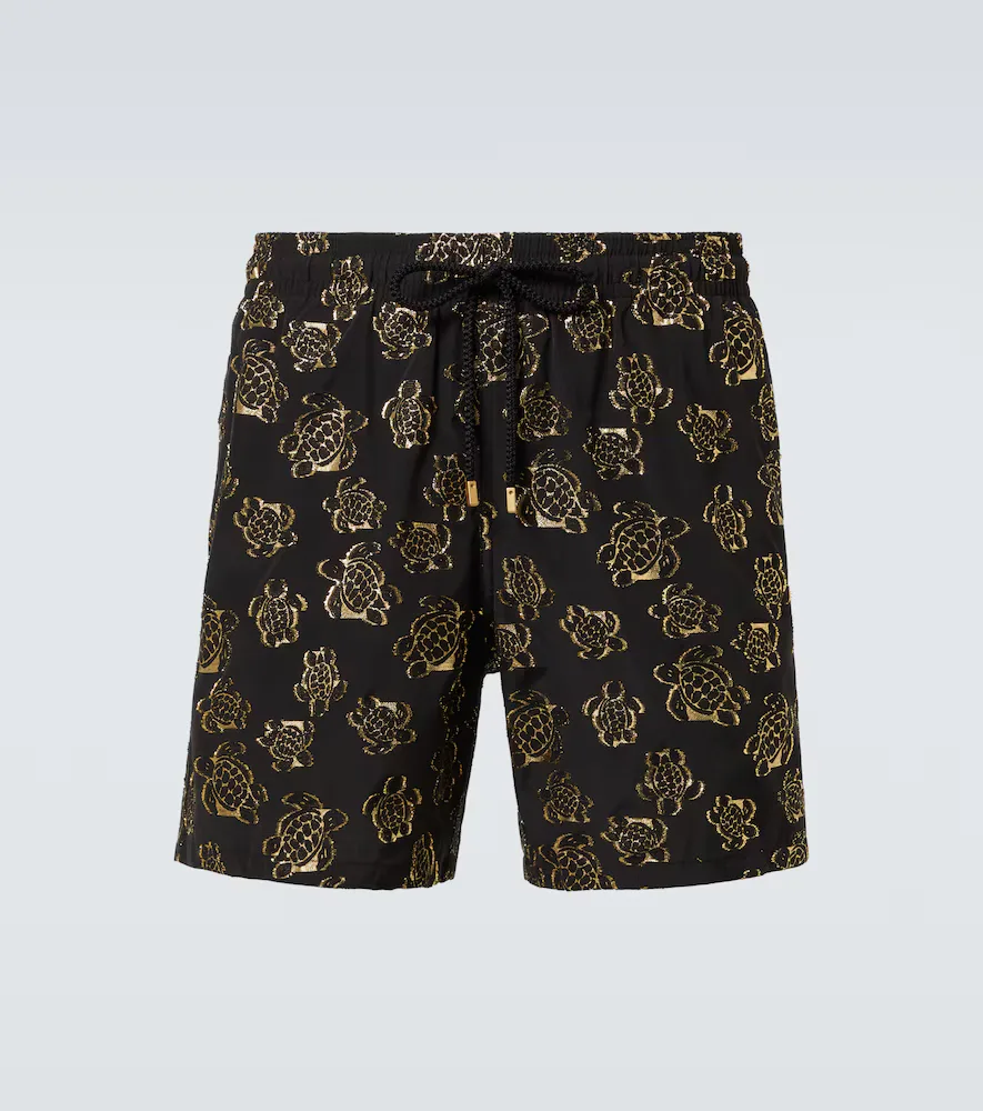 Jacquard Embroidered Swim Trunks by Vilebrequin