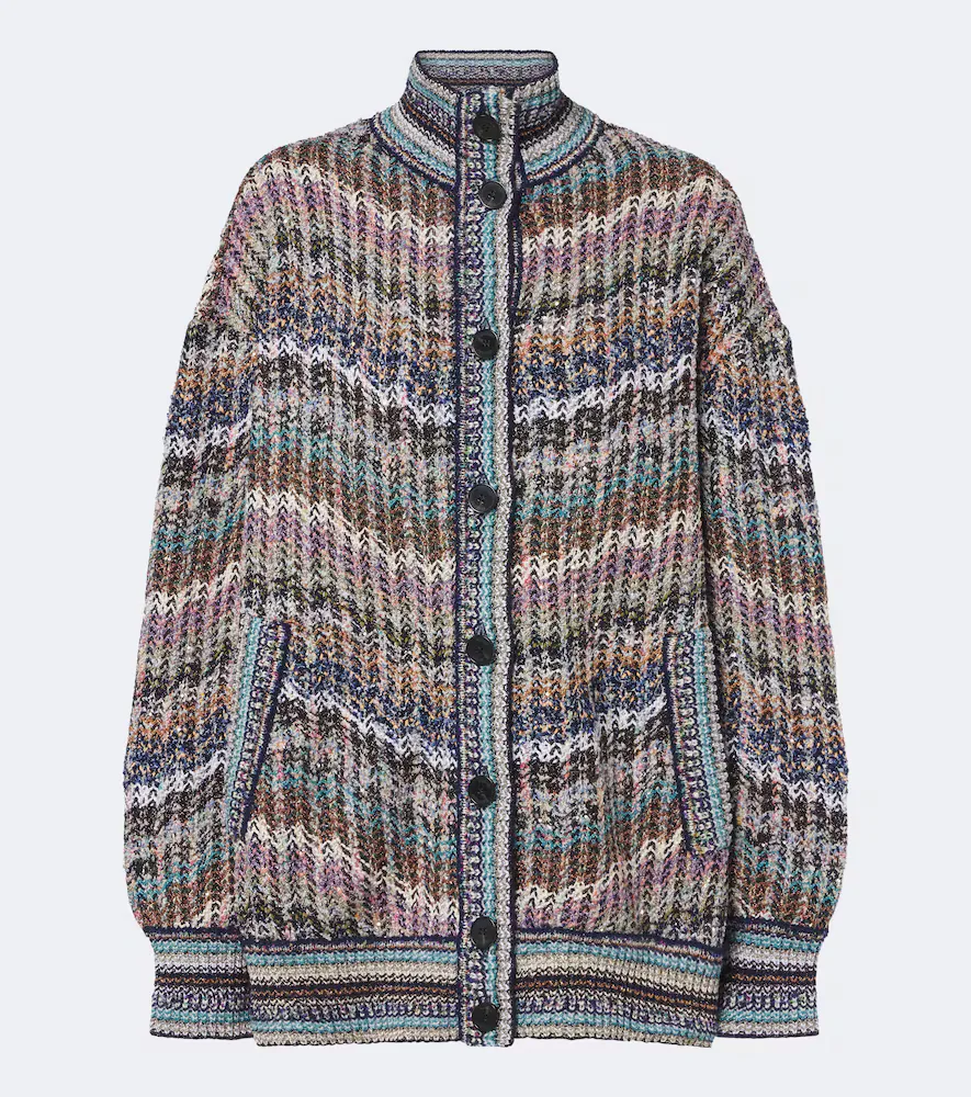 Zigzag Cotton and Wool-Blend Cardigan by Missoni