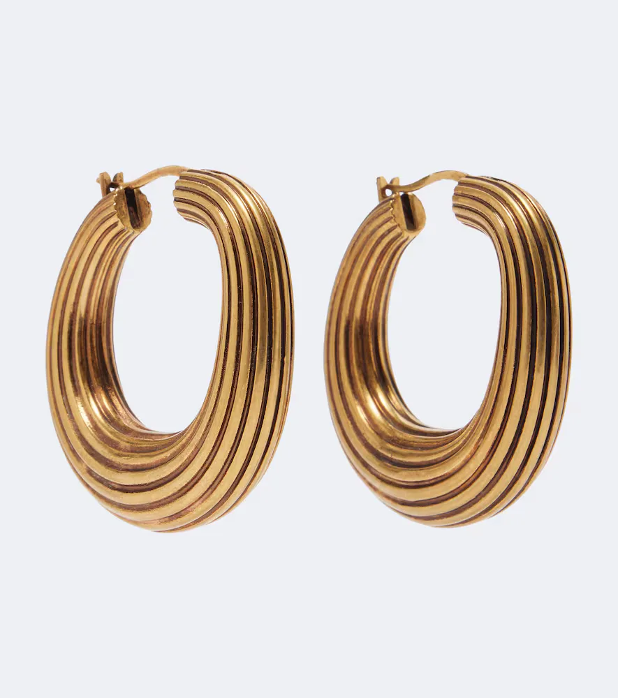 Santa Fe 18kt Gold-Plated Brass Earrings by Khaite