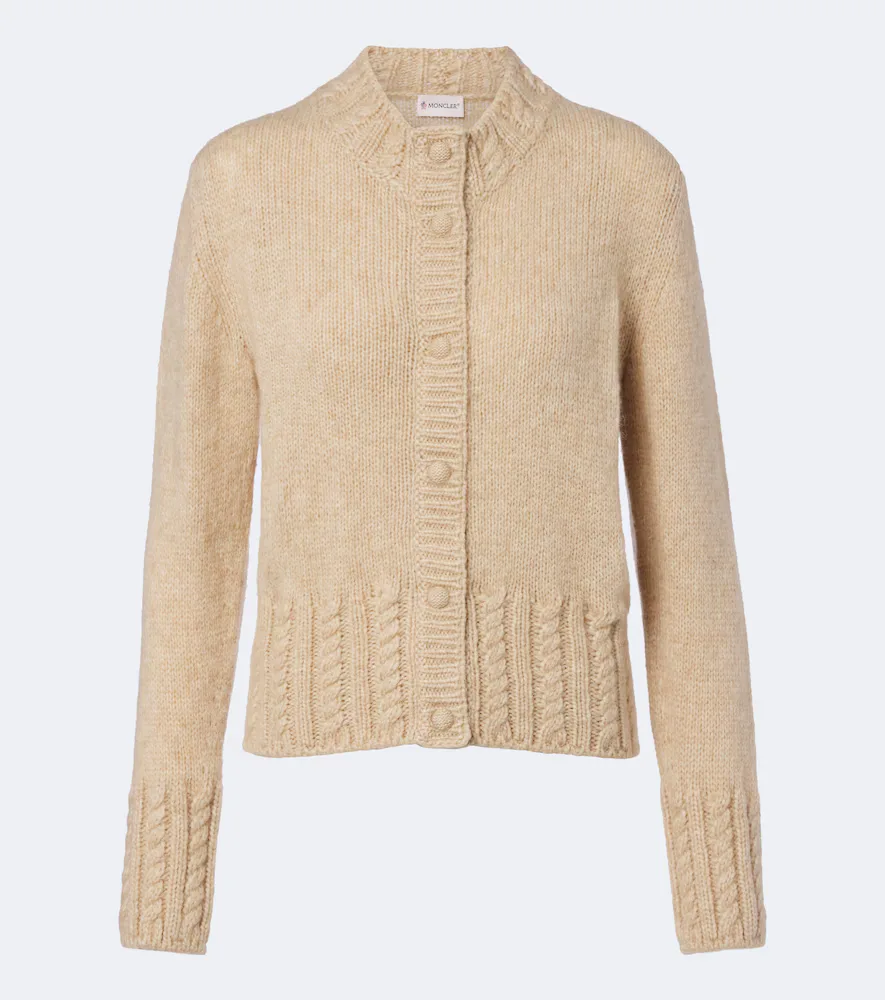 Alpaca and Wool-Blend Cardigan by Moncler