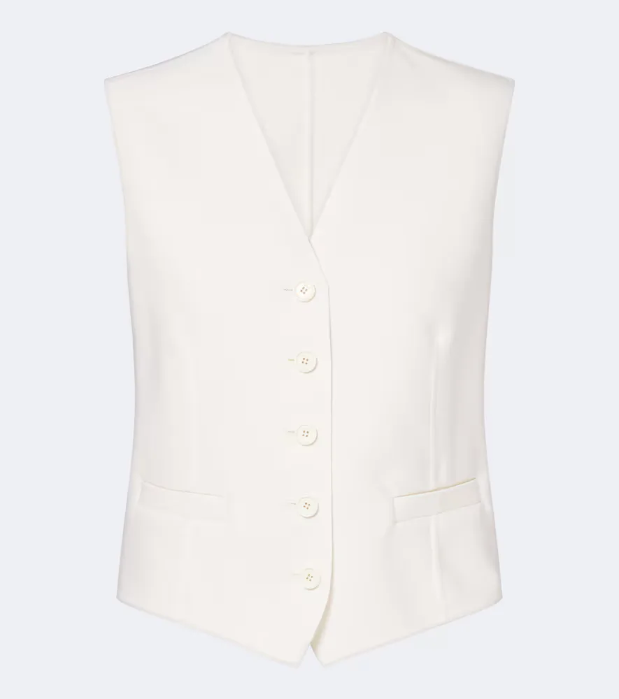 Virgin Wool Vest by FENDI