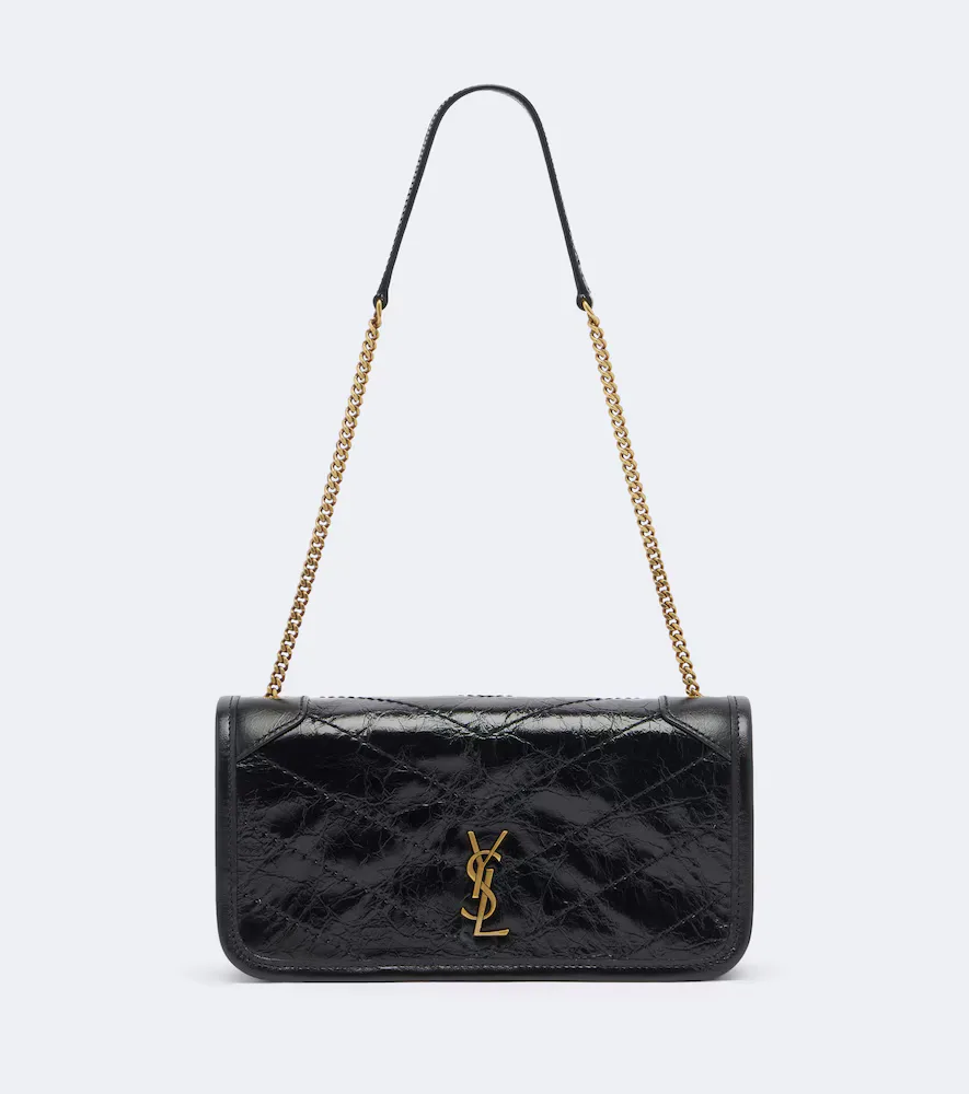 Niki Leather Wallet on Chain by Saint Laurent