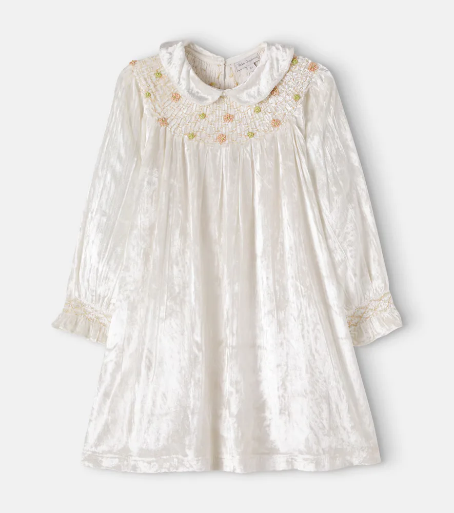 Harriet Embroidered Chenille Dress by bebe