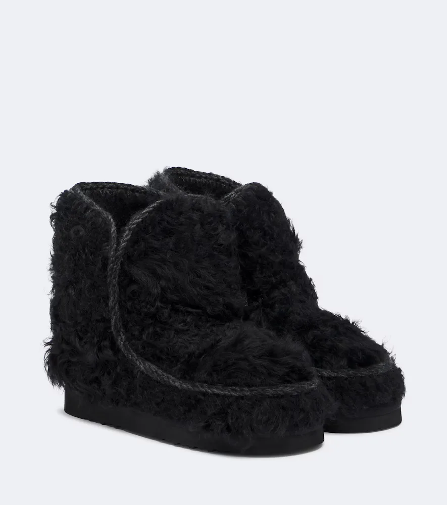 18 Chekiang Shearling Ankle Boots by Mou