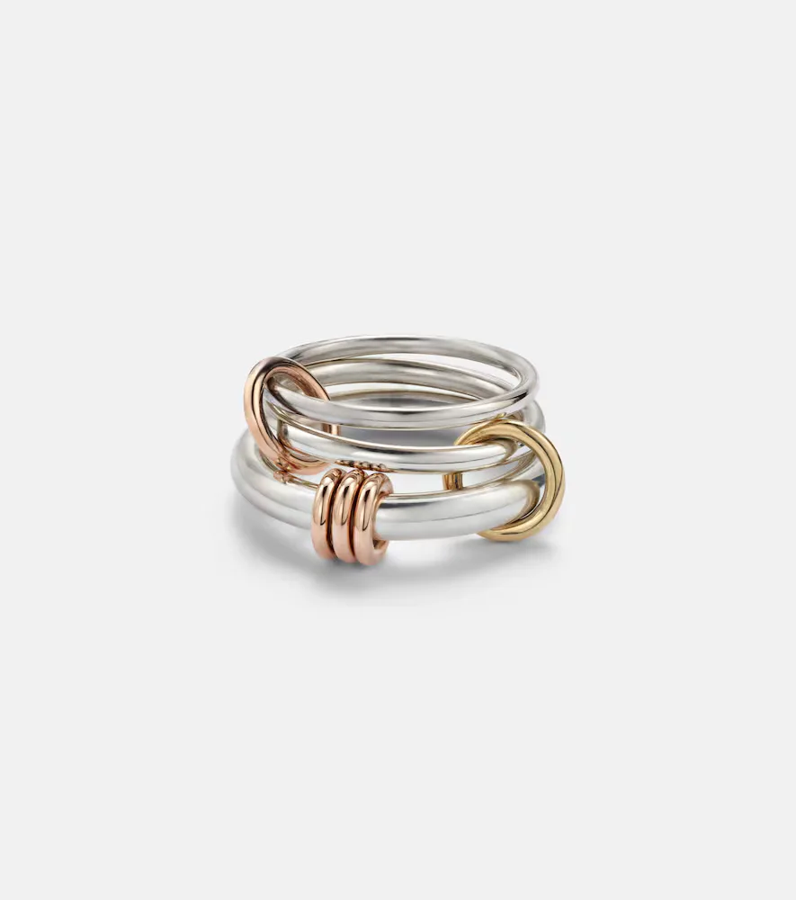 Orion Sterling Silver, 18kt Gold, and 18kt Rose Gold Ring by Spinelli Kilcollin