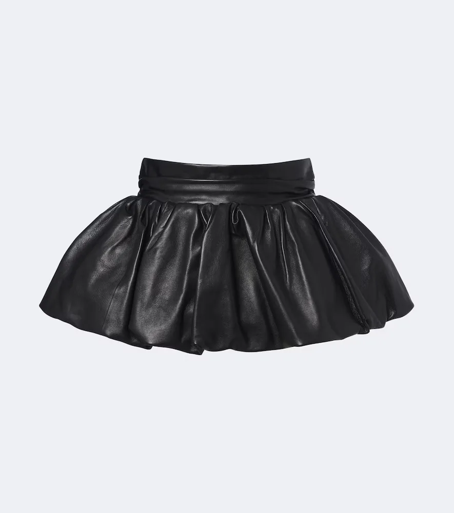 Pleated Leather Belt by Chloé
