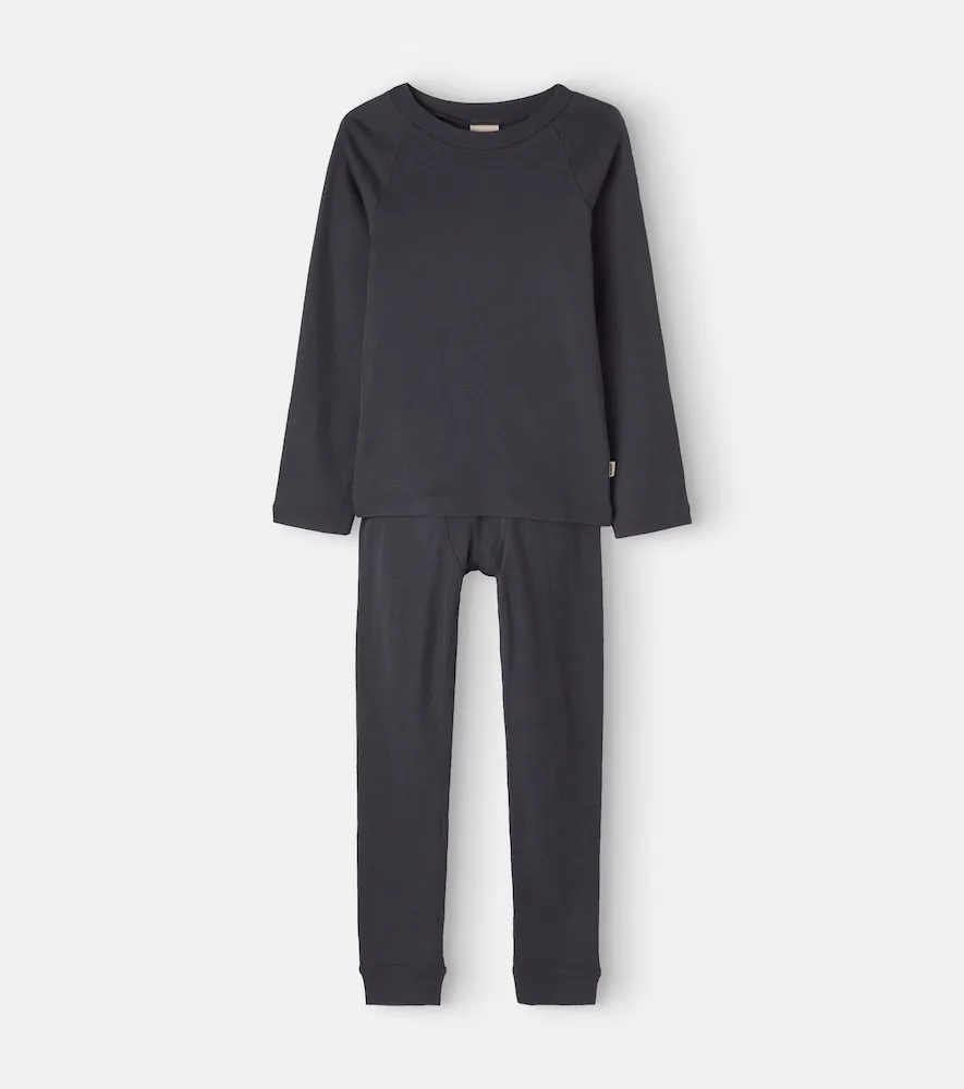 Baselayer Wool T-Shirt and Leggings Set by Wheat