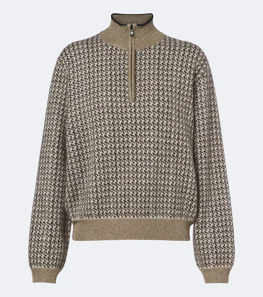 Lam Mohair, Wool, Cashmere, and Silk-Blend Sweater by Brunello Cucinelli