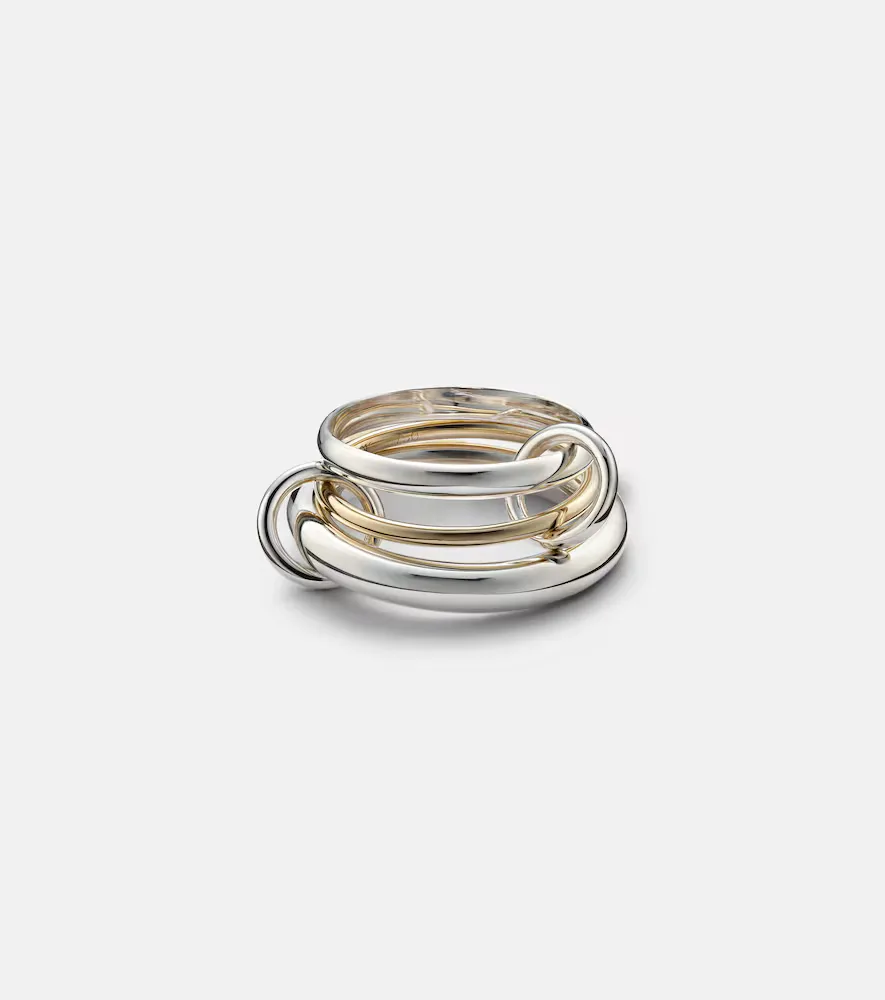 Amaryllis Sterling Silver and 18kt Gold Ring