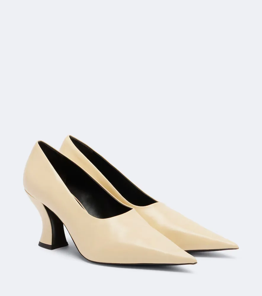 Colleen Leather Pumps by Khaite