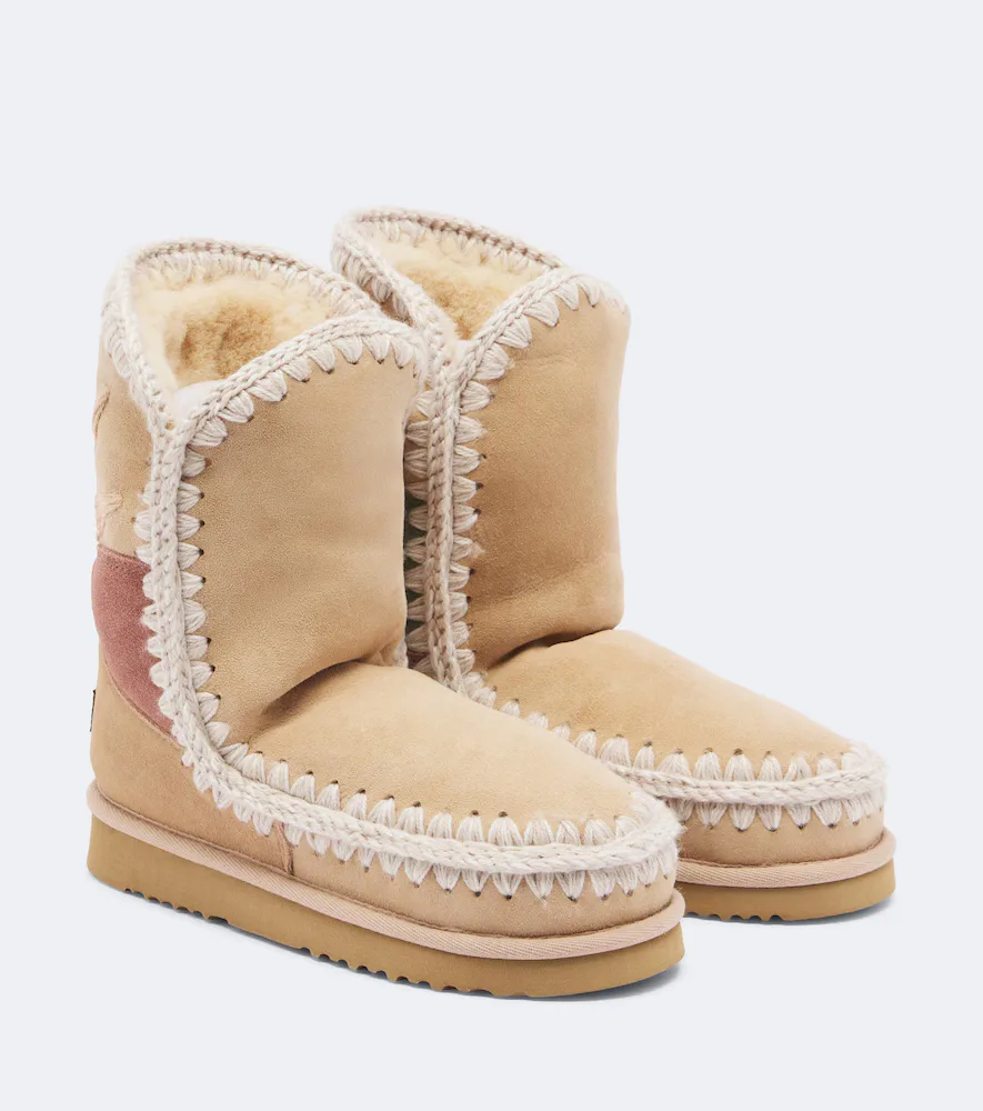 24 Sun & Moon Suede Mid-Calf Boots by Mou