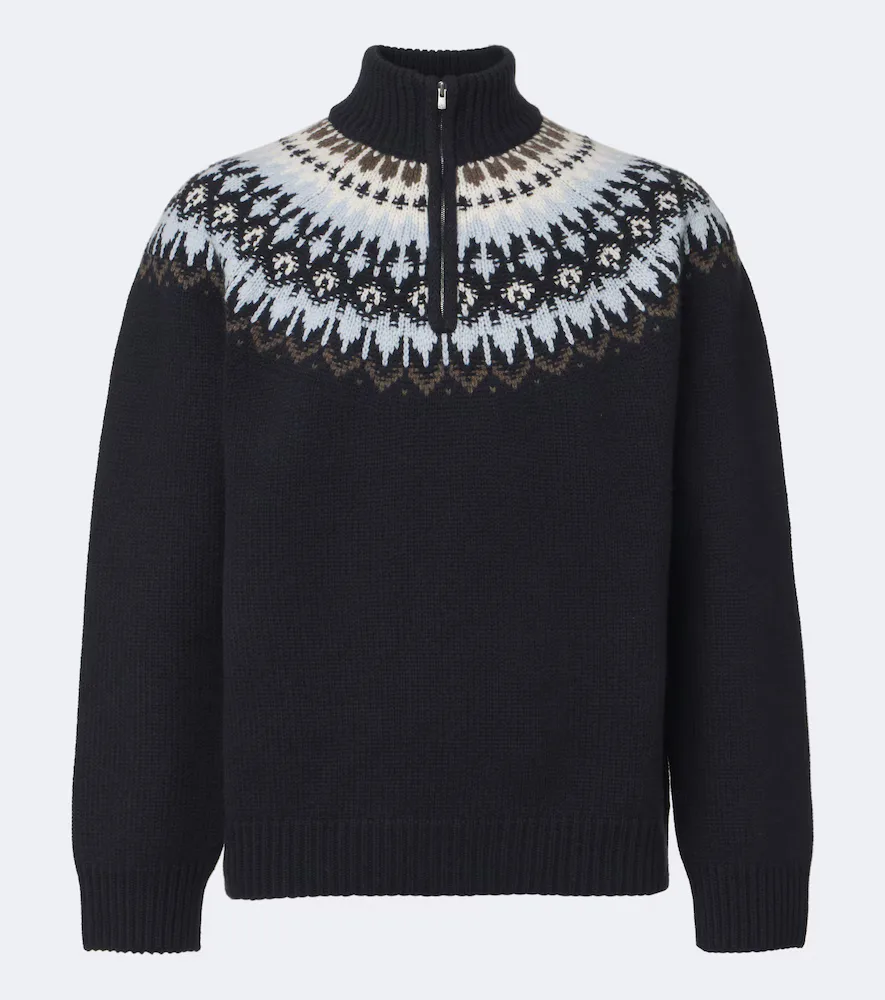Mr Saint Gervais Fair Isle Cashmere Sweater