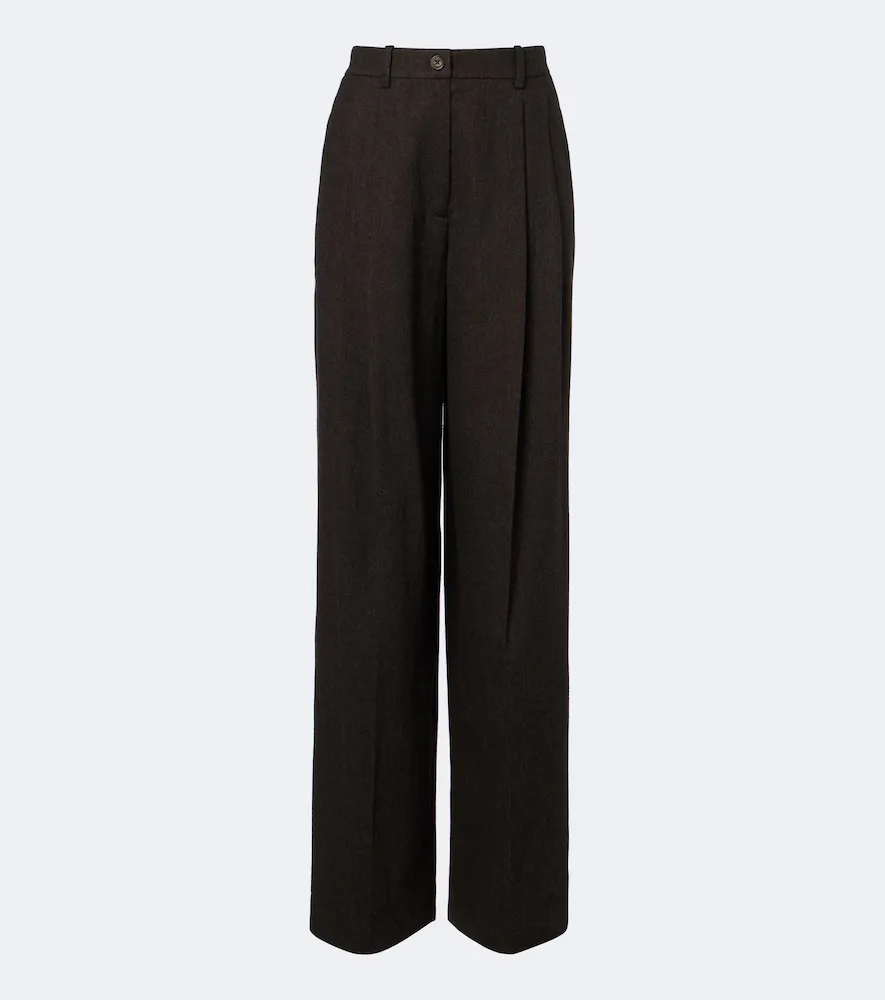 Clarice Wool Wide-Leg Pants by Ralph Lauren