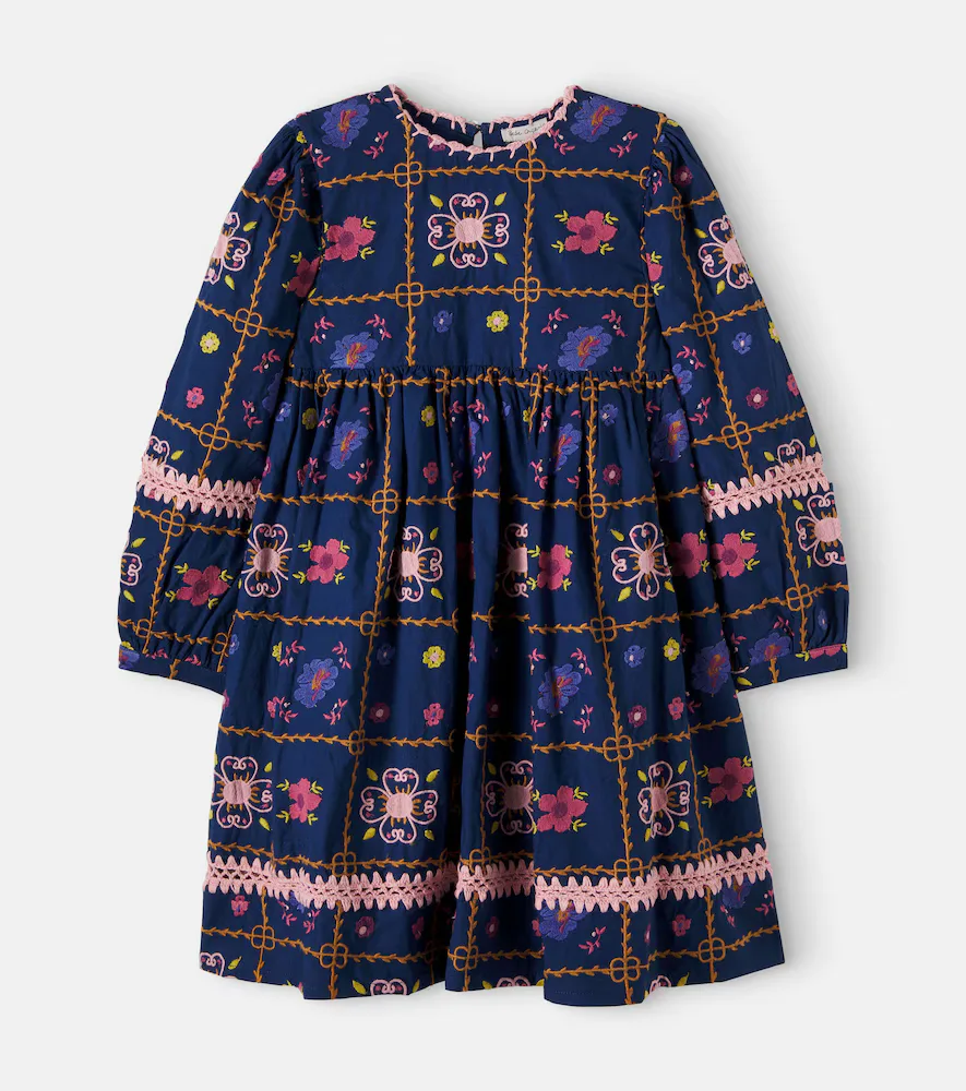 Elise Embroidered Cotton Dress by bebe