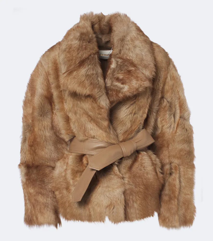 Valiant Belted Shearling Jacket by Zimmermann