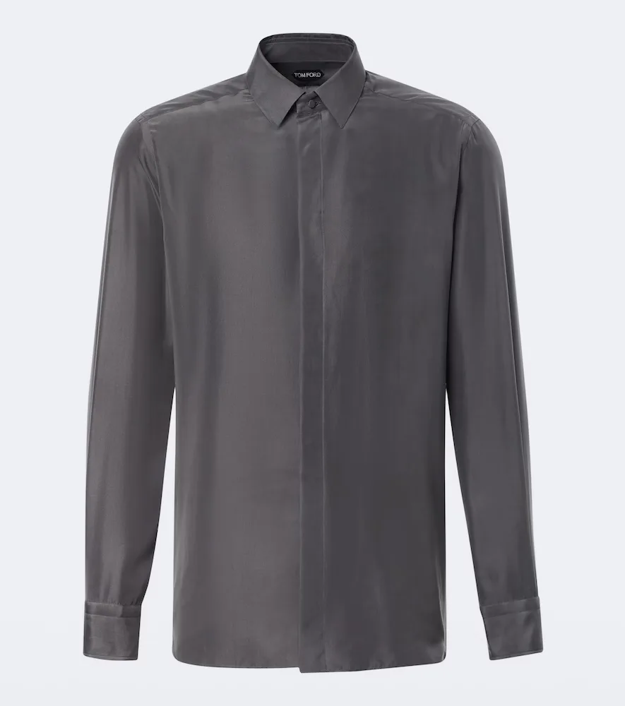 Enzyme Silk Twill Shirt by Tom Ford