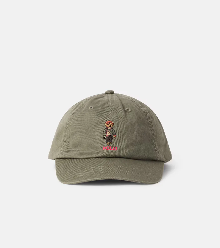 Polo Bear Cotton Baseball Cap by Polo Ralph Lauren