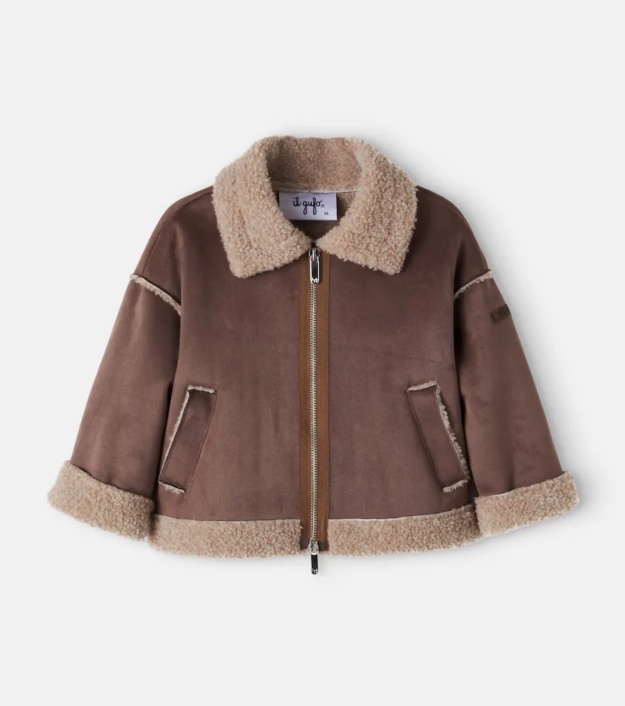 Teddy-Trimmed Jacket by Il Gufo