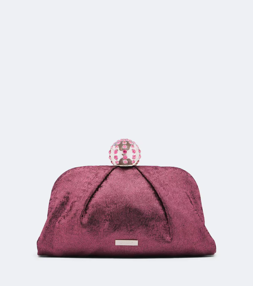 Tequila Mini Embellished Satin Clutch
