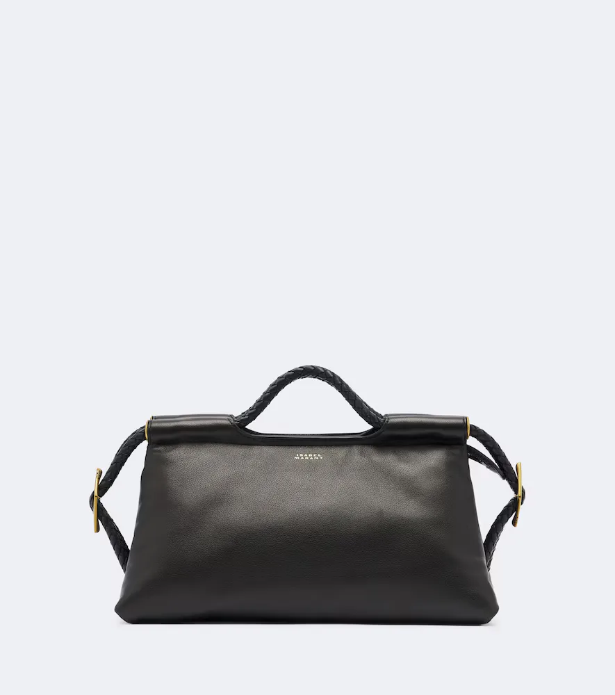 Pipa Medium Leather Top-Handle Bag by Isabel Marant