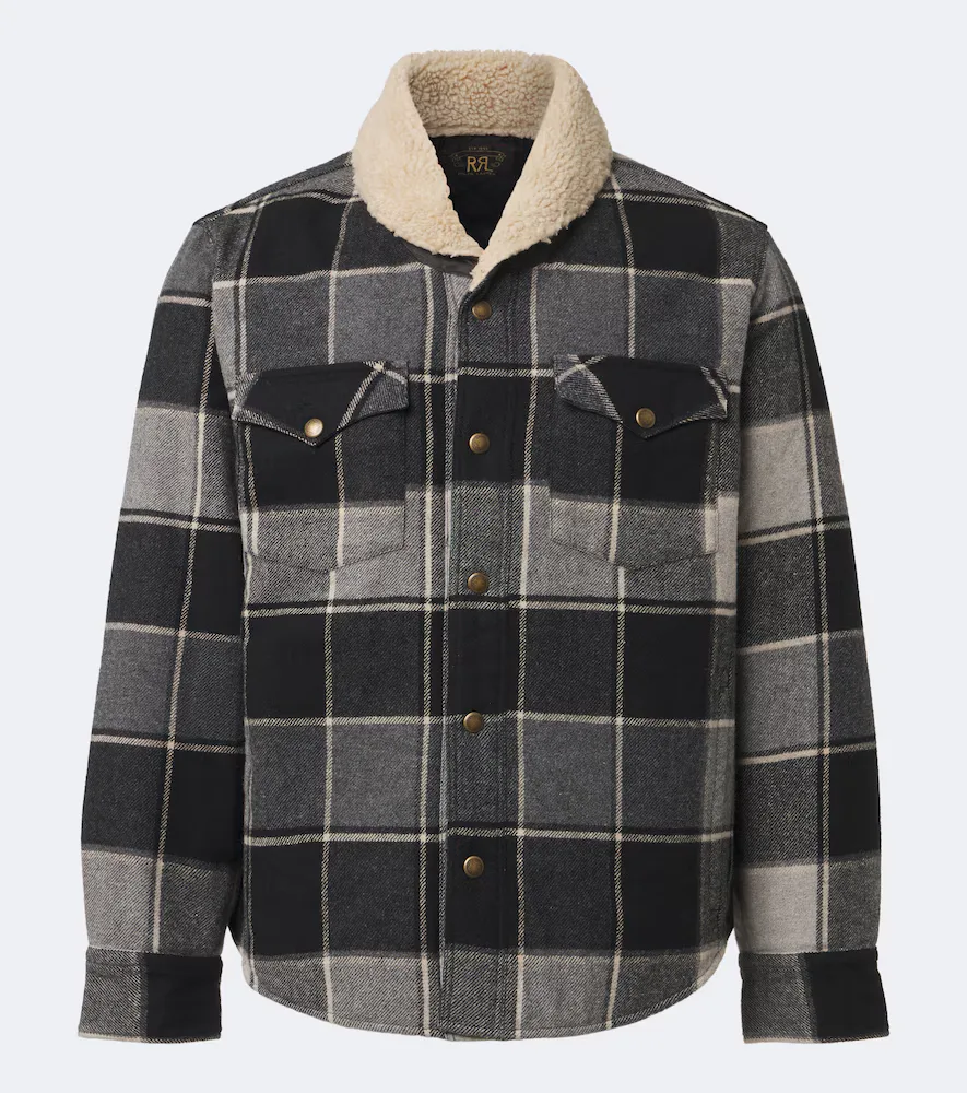 Padded Plaid Cotton Twill Overshirt by Rrl