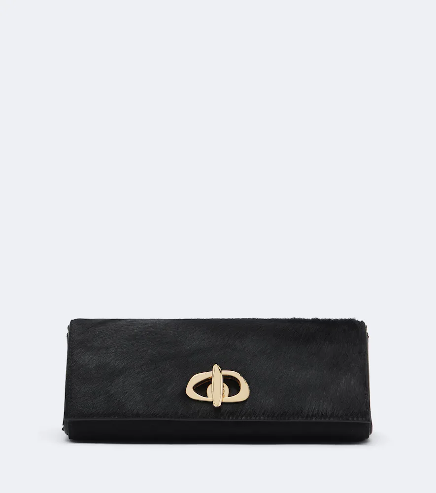 Tanzania Calf Hair Clutch by Amanu