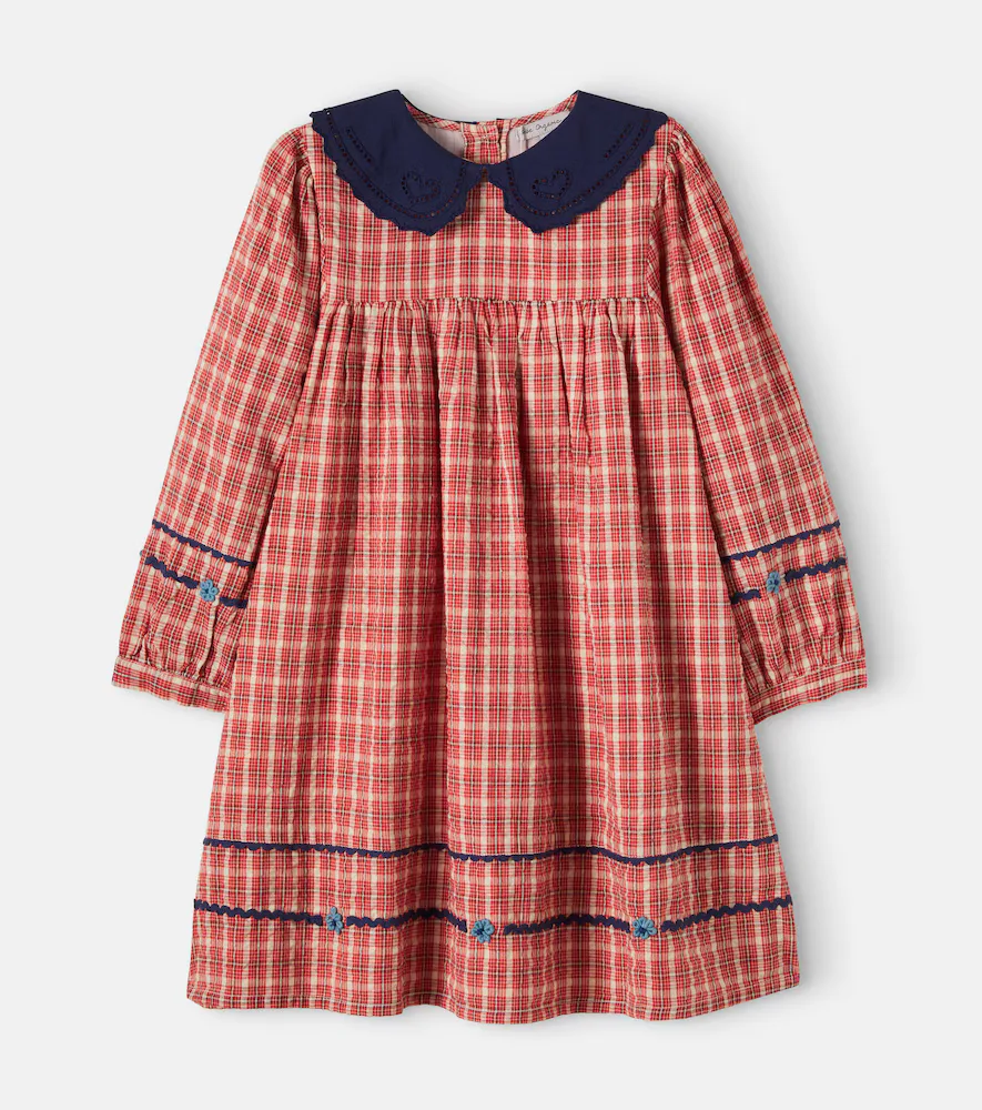 Organic Bridget Checked Cotton Dress by bebe