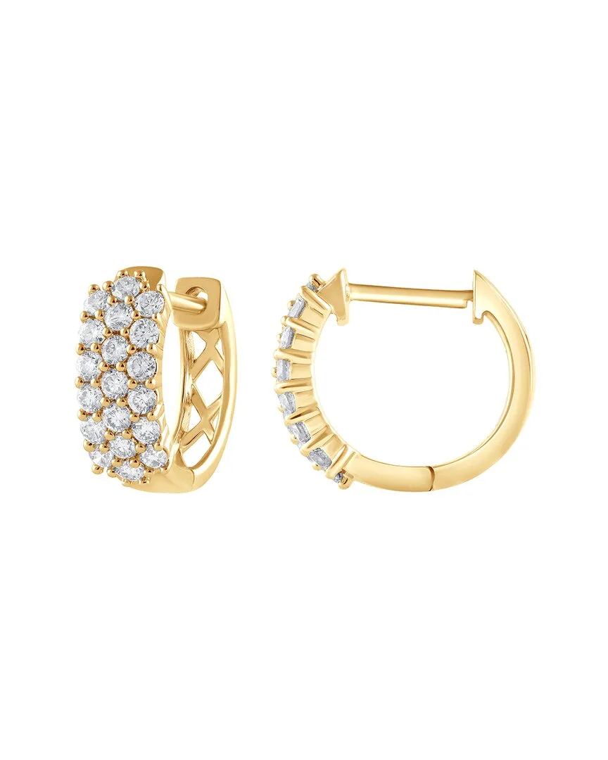 14K 0.50 ct. tw. Lab Grown Diamond Hoops by Lab Grown Diamonds