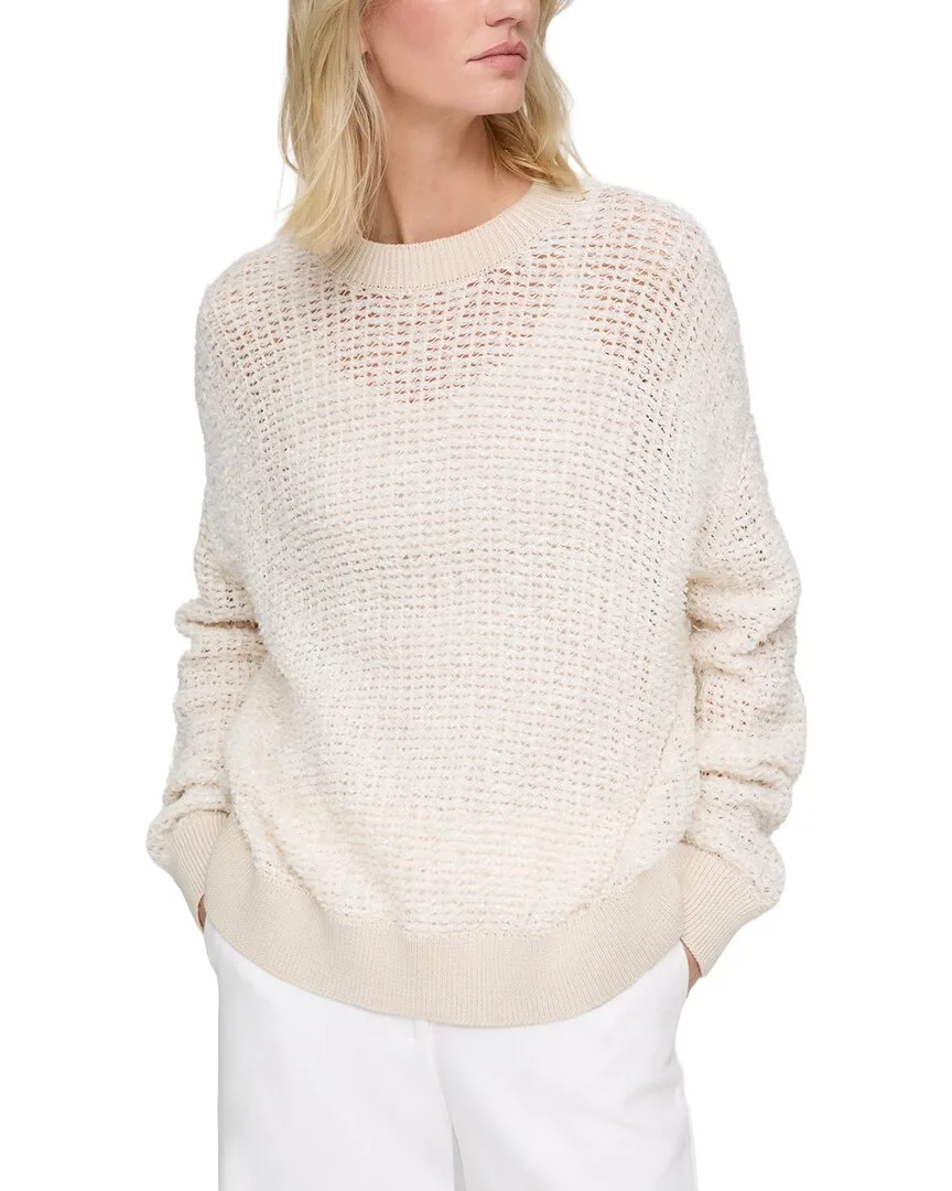 Textured Open Stitch Pullover by Lafayette 148 New York