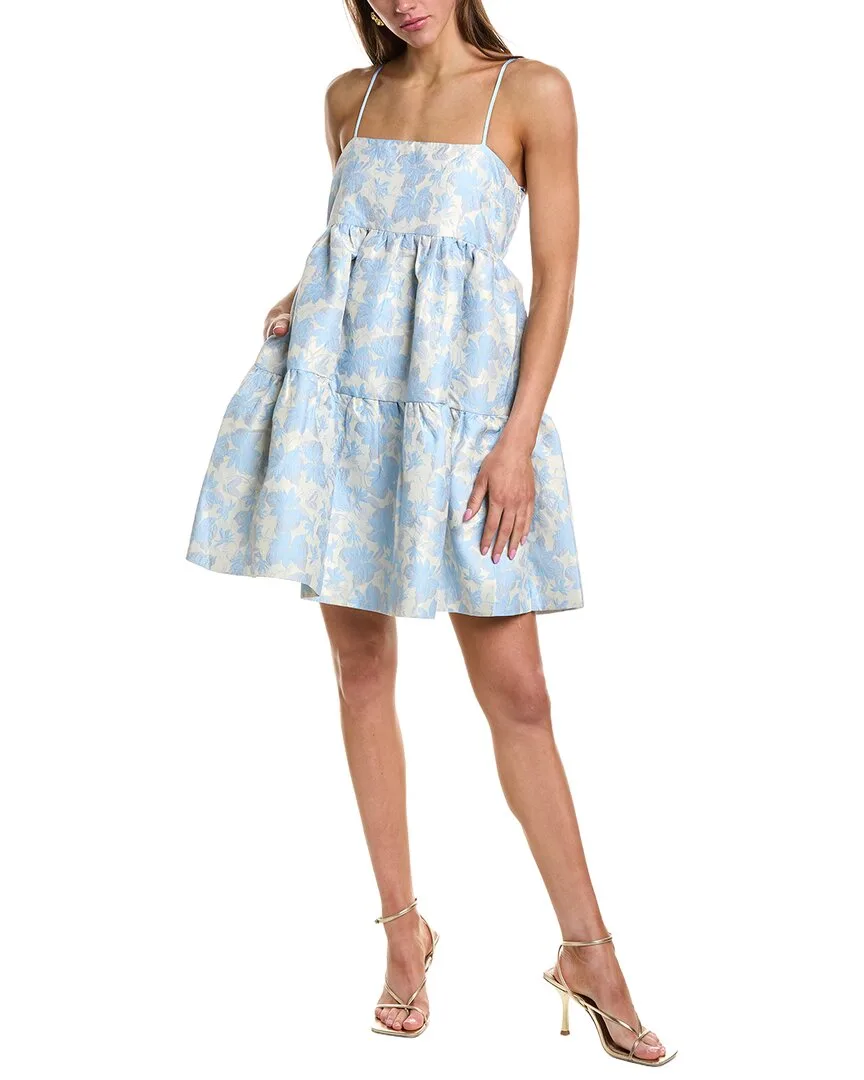 Floral Jacquard Mini Dress by Endless Rose
