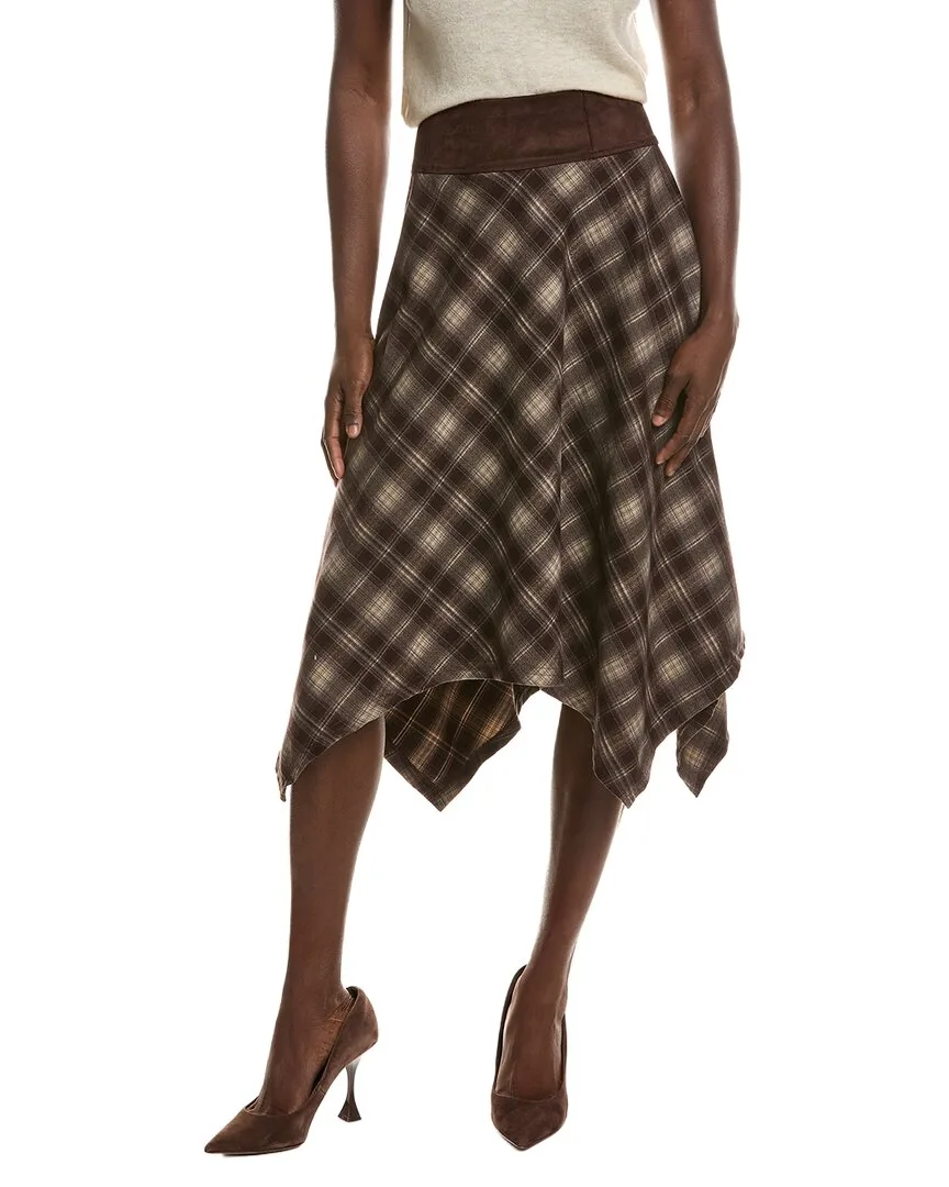 Plaid Handkerchief Skirt
