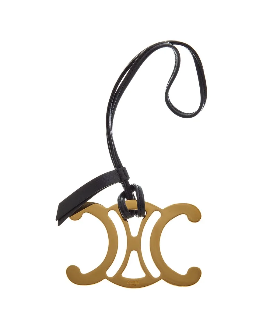 Maxi Triomphe Leather Charm by Celine