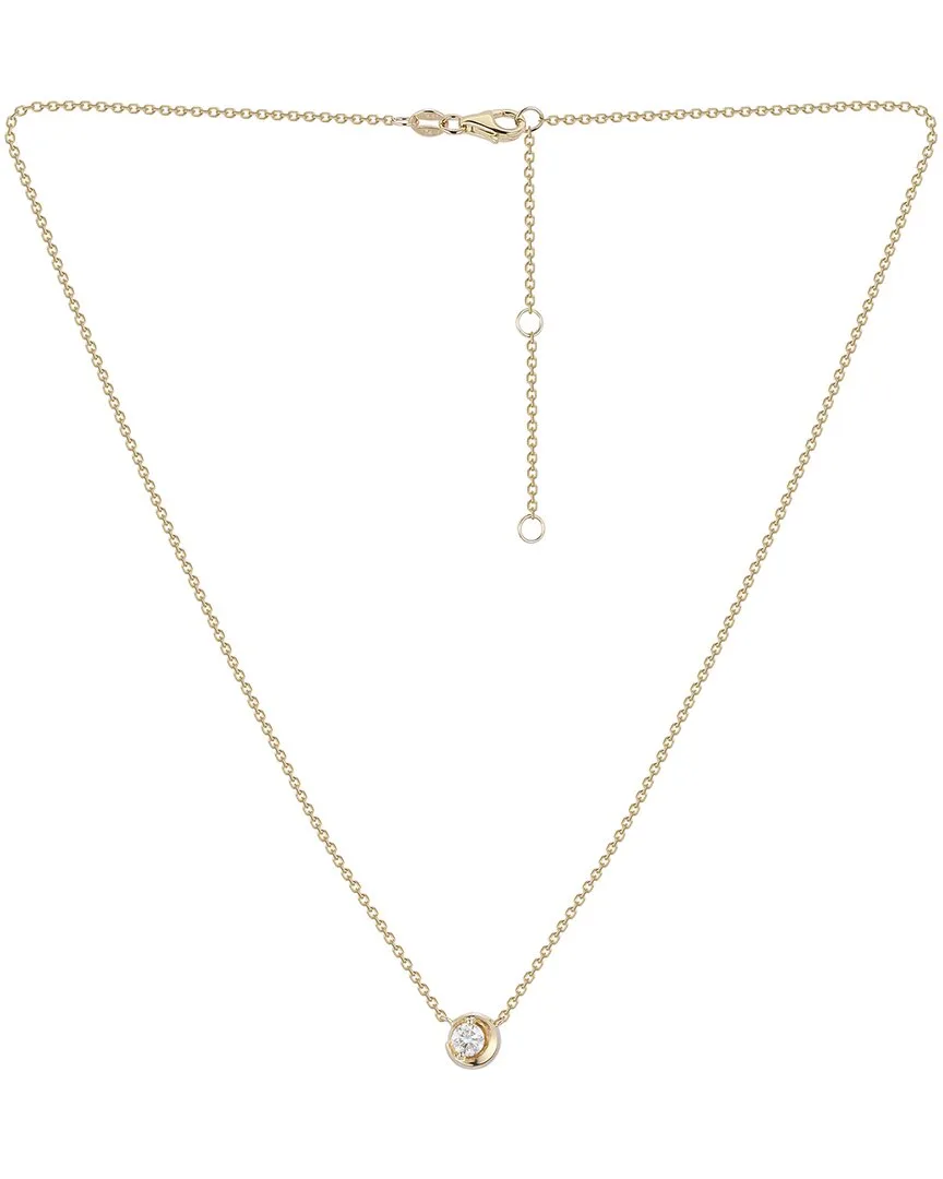 14K 0.30 ct. tw. Diamond Pendant by Gregg Ruth