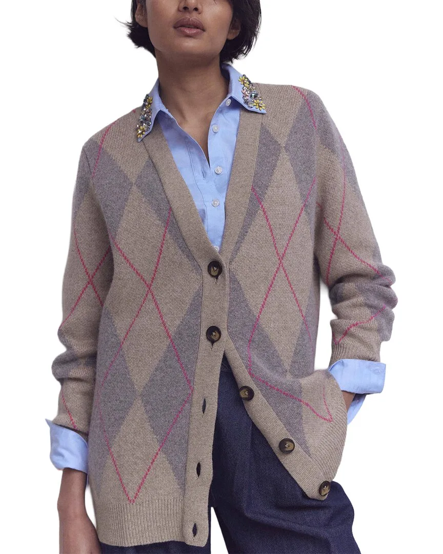 Quinn Wool & Alpaca-Blend Boyfriend Cardigan by Boden