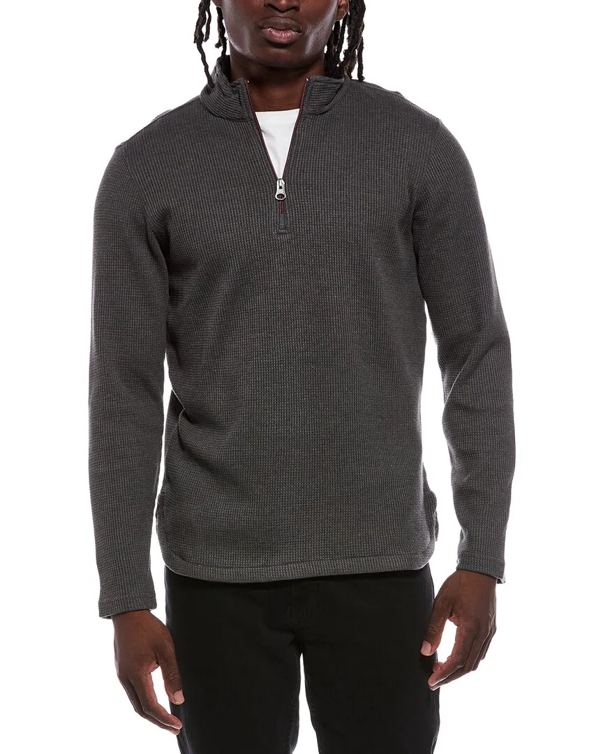 Shepton 1/4-Zip Mock Neck Sweater by Robert Graham