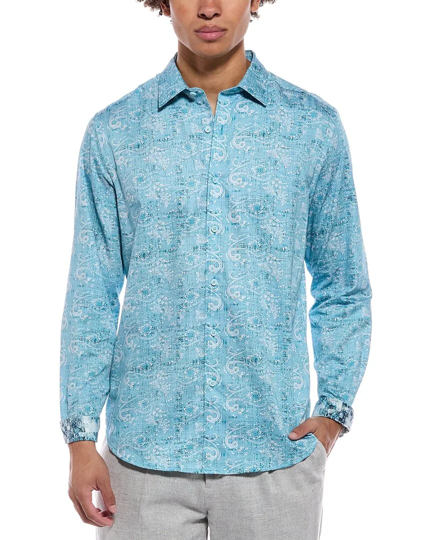 Towan Classic Fit Woven Shirt by Robert Graham