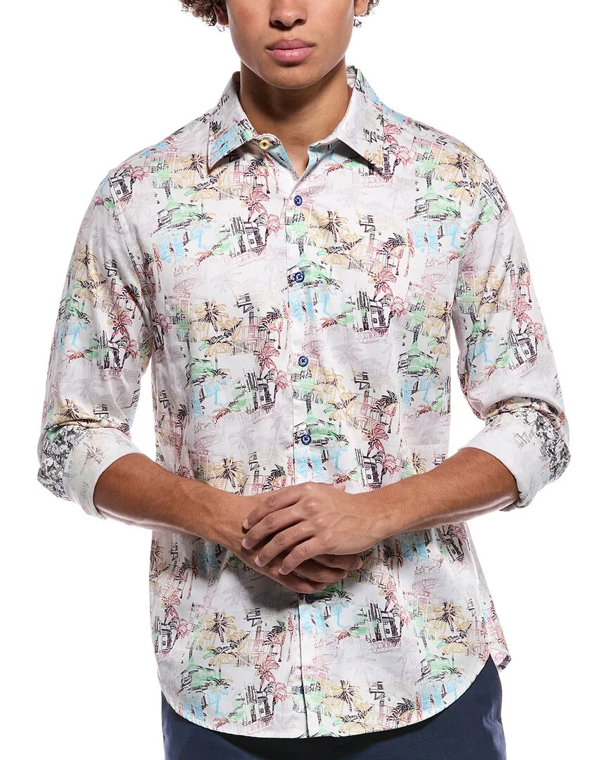 Payson Classic Fit Woven Shirt by Robert Graham