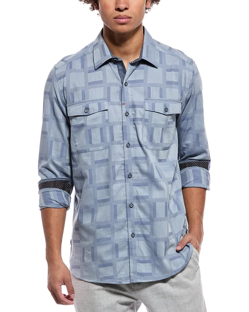 Eaton Classic Fit Woven Shirt by Robert Graham