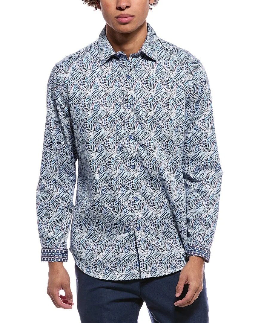 Rythers Classic Fit Woven Shirt by Robert Graham