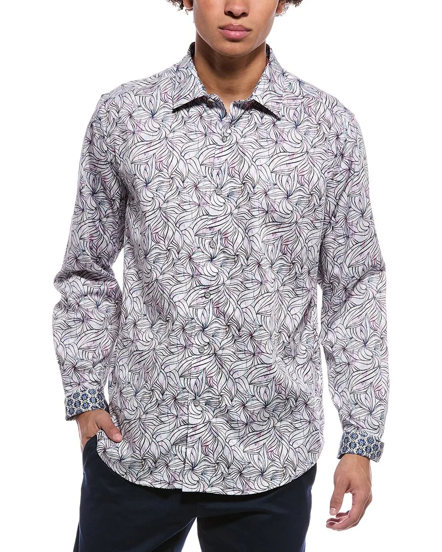 Charvil Classic Fit Woven Shirt by Robert Graham
