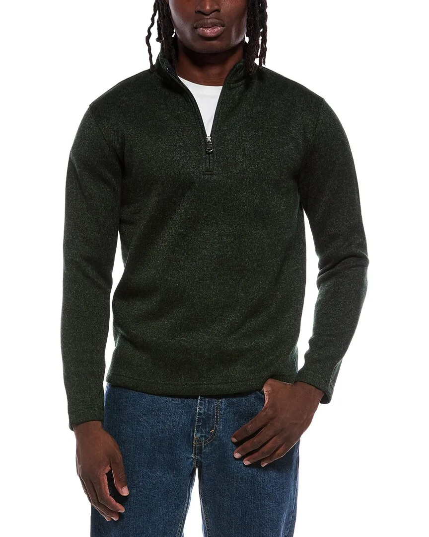 Kenwood 1/4-Zip Mock Neck Sweater
