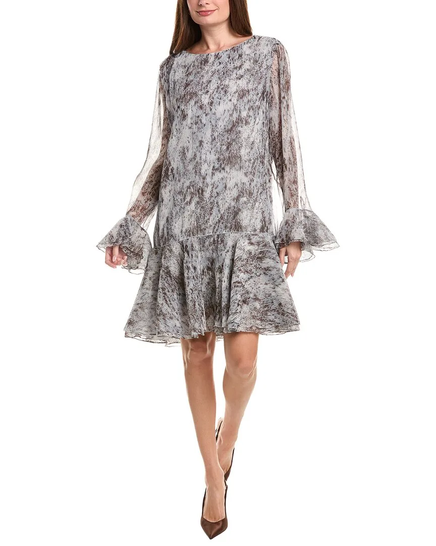 Wool-Blend A-Line Ruffle Dress by Lafayette 148 New York
