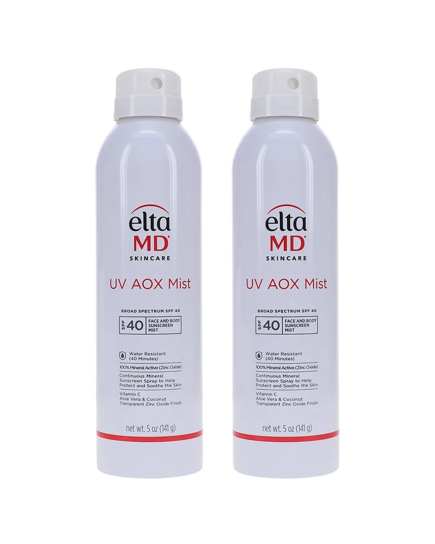 Uv Aox Mist Broad Spectrum Spf 40 Face & Body Sunscreen 5Oz 2 Pack by Eltamd