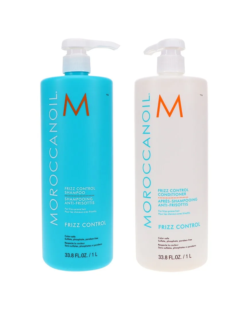 Frizz Control Shampoo 33.8Oz & Conditioner 33.8Oz Combo Pack by Moroccanoil